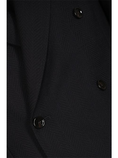 Giacca doppiopetto Roma in lana vergine Blu LARDINI | CN6203E20 CN65502860